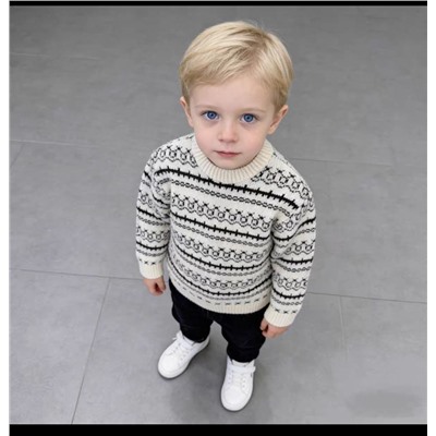 Детские пуловер с круглым вырезом, экспортный магазин ЗАР*А