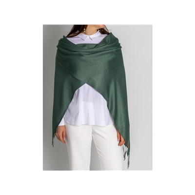 Палантин облегченный Pashmina Lanotti/дымчато-зеленый