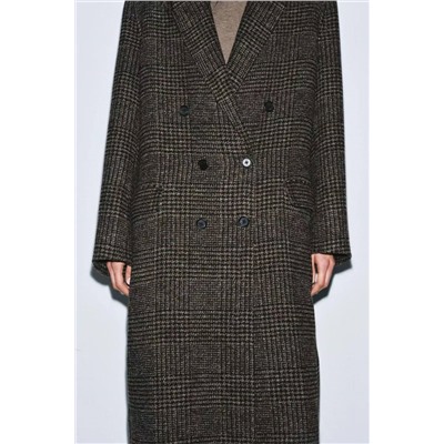 Тонкое пальто из смесовой шерсти  ZAR*A