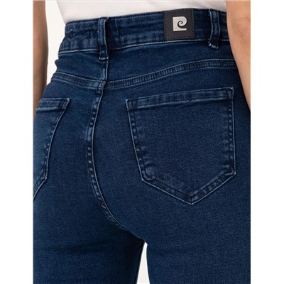 Lacivert Skinny Flare Fit Jean Pantolon