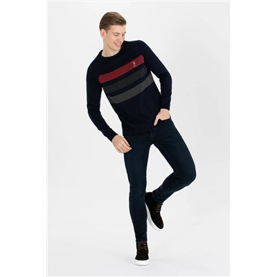 Erkek Lacivert Kazak