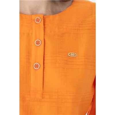 Kadın Turuncu Kısa Kollu Gömlek