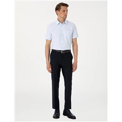 Açık Mavi Regular Fit Kısa Kollu Gömlek