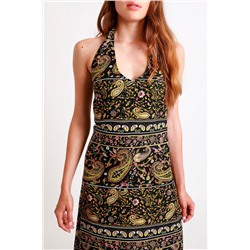 Vestido recto Negro