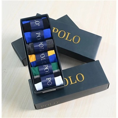 Унисекс спортивные носки до щиколотки 6 пар RALPH LAURE*N