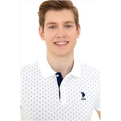 Erkek Beyaz Polo Yaka Tişört