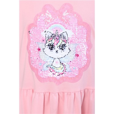 Платье Волшебная кошка короткий рукав НАТАЛИ #981412