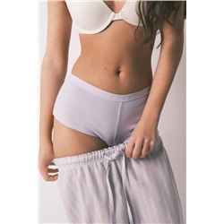 Pack 2 bragas bóxer algodón lila, verde