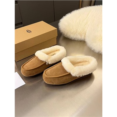 Теплые женские лоферы  УГ*Г