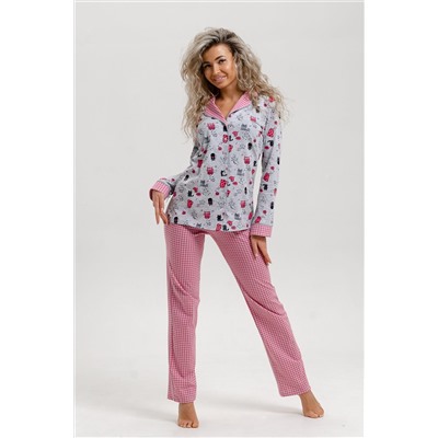 Пижама с брюками ПД-006В НАТАЛИ #980460