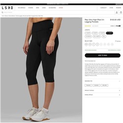Спортивные лосины, бриджи, шорты и топ Lsk*d  Экспорт