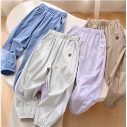 UPF50+ Детские солнцезащитные брюки из нейлоновой сетки для мальчиков и девочек