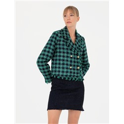 Petrol Crop Top Ceket