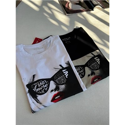 Женская приталенная футболка с ярким принтом ГЕС*С (Возможно незначительные деффекты!!!)