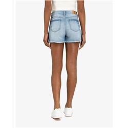 HIGH RISE CURVY SHORT WITH RAW HEM