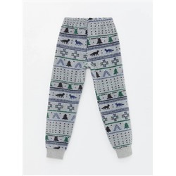 LC Waikiki Bisiklet Yaka Yılbaşı Temalı Uzun Kollu Polar Erkek Çocuk Pijama Takımı, LCW Kids                                            
                                            Bisiklet Yaka Yılbaşı Temalı Uzun Kollu Polar Erkek Çocuk Pijama Takımı