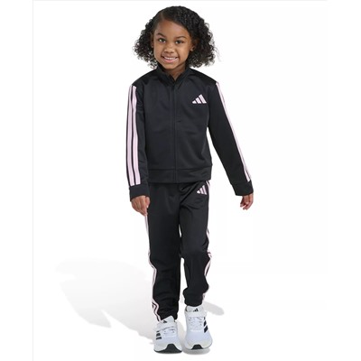 Аdidas Girls' 2T-6X Regular Fit Jacket and Joggers, 2-Piece Set