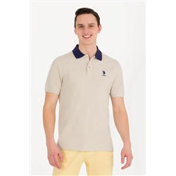 Erkek Taş Polo Yaka Tişört