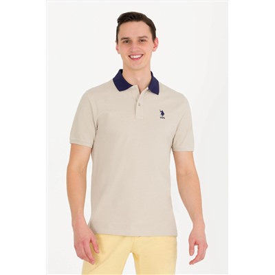 Erkek Taş Polo Yaka Tişört