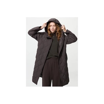 Длинное пальто PUFFERTECH (свободного кроя) черный