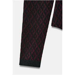 JACQUARD SEAMLESS SKI COLLECTION BODYSUIT