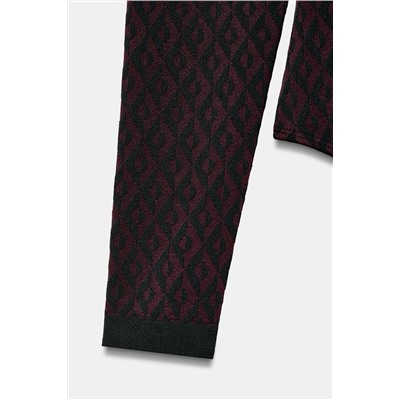 JACQUARD SEAMLESS SKI COLLECTION BODYSUIT