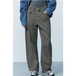 TRF MID-RISE BAGGY BALLOON JEANS