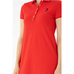 Kadın Kırmızı Örme Elbise