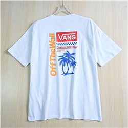 Свободная повседневная хлопковая футболка VAN*S ОРИГИНАЛ!