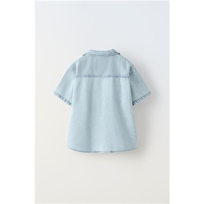 FLOWING DENIM SHIRT