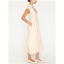 Летнее платье миди из лёгкого хрустящего хлопка  Brochu Walke*r  Экспорт