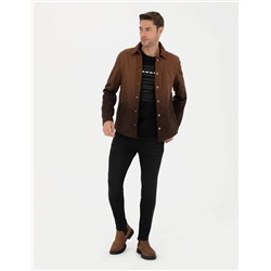 Kahverengi Deri Ceket