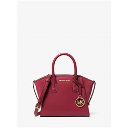 Michael Kors Outlet Avril Extra-Small Leather and Suede Satchel
