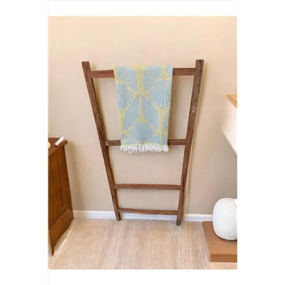fildastore Kavak Ağacı Lifinden El Dokuması Midye Desen, Jakarlı, Premium Kalite, Peştemal, Plaj Havlusu, Pareo