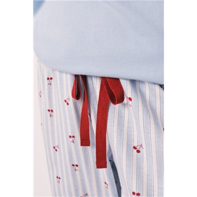 Pijama largo algodón Mickey Cherry