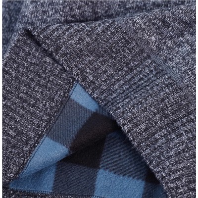 Мужской свитер с длинным рукавом и воротником-стойкой