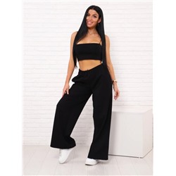 Брюки палаццо на резинке, Арт. 812