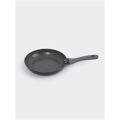 Сковорода, 24 см, с покрытием, алюминий, серо-черная, Robust