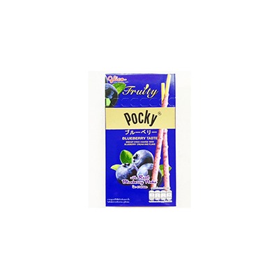 Палочки Pocky "Черника и черничный крем" от Glico 35 гр / Glico Pocky Bisquit sticks Blueberry taste 35 gr