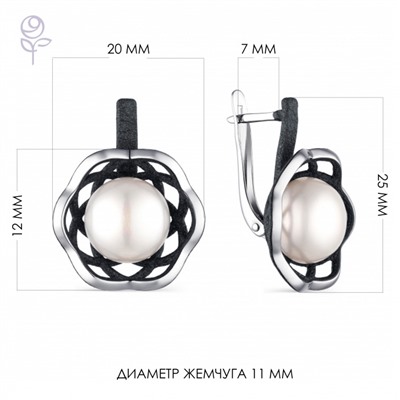 Серьги серебро 52851S1B