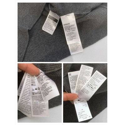 Мужской вязаный хлопковый пуловер  Docker*s