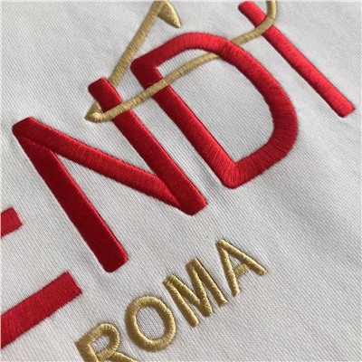 Толстовка худи с объемной вышивкой Fend*i 👀   Унисекс модель