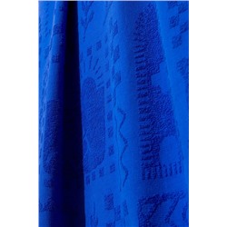 Mai %100 Pamuk Plaj Havlusu - Mavi - 70x150 cm