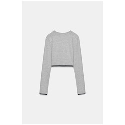 MOCK LAYER CROP T-SHIRT
