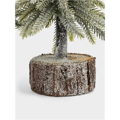 Ель искусственная, 20 см, полиэтилен, серебристая, New year