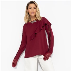 Туника в трендовом цвете, Вам письмо (бордовая)