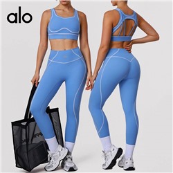 Комплект для занятий спортом/йогой/активного отдыха   Леггинсы + топ 3 цвета АЛ*О