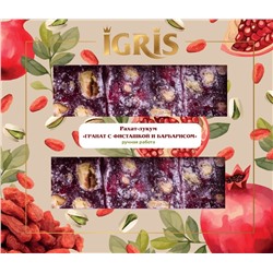 Рахат-лукум IGRIS "Гранат с фисташкой и барбарисом" 145 грамм
