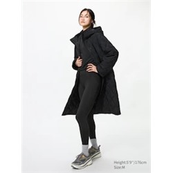 Длинное пальто PUFFERTECH (свободного кроя) черный