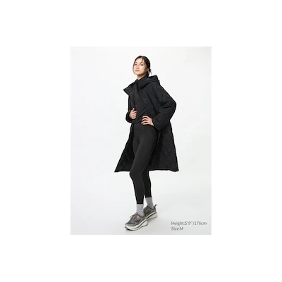 Длинное пальто PUFFERTECH (свободного кроя) черный